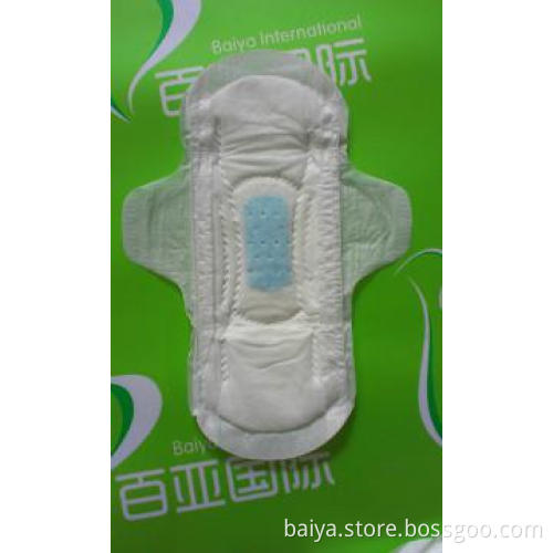 super absorbent 230mm day use sanitary napkin with wings